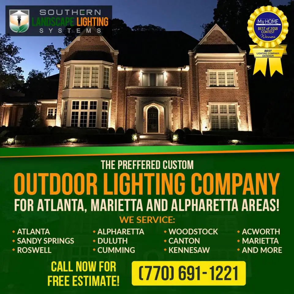 Make sure to dial this phone number (770) 691-1221 if your looking for Alpharetta's Best Landscape Lighting Company.
